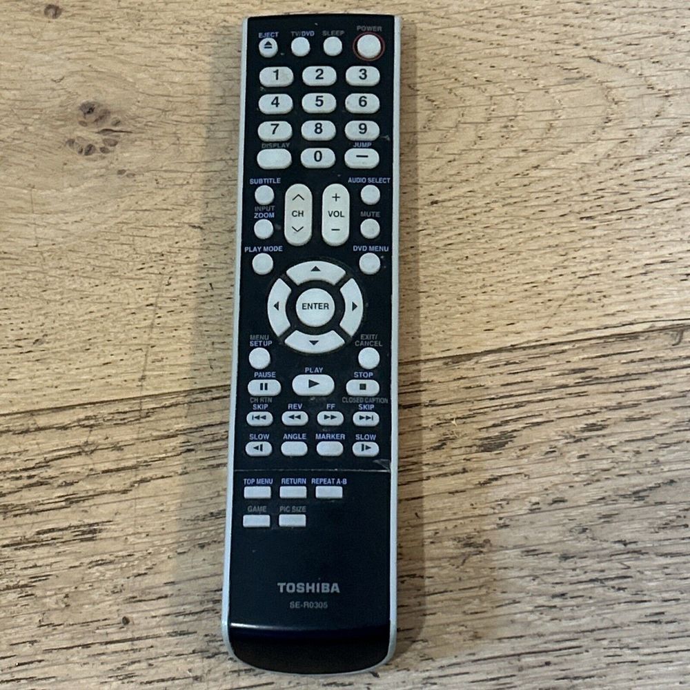 Toshiba SE-R0305 TV/DVD Remote‎